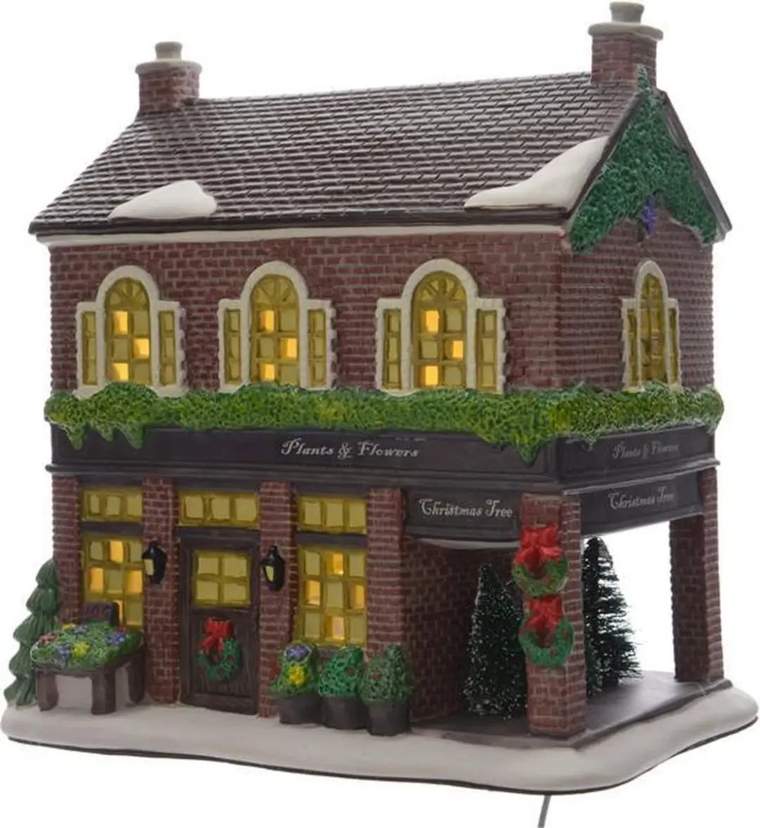 Kersthuisje Bloemenwinkel