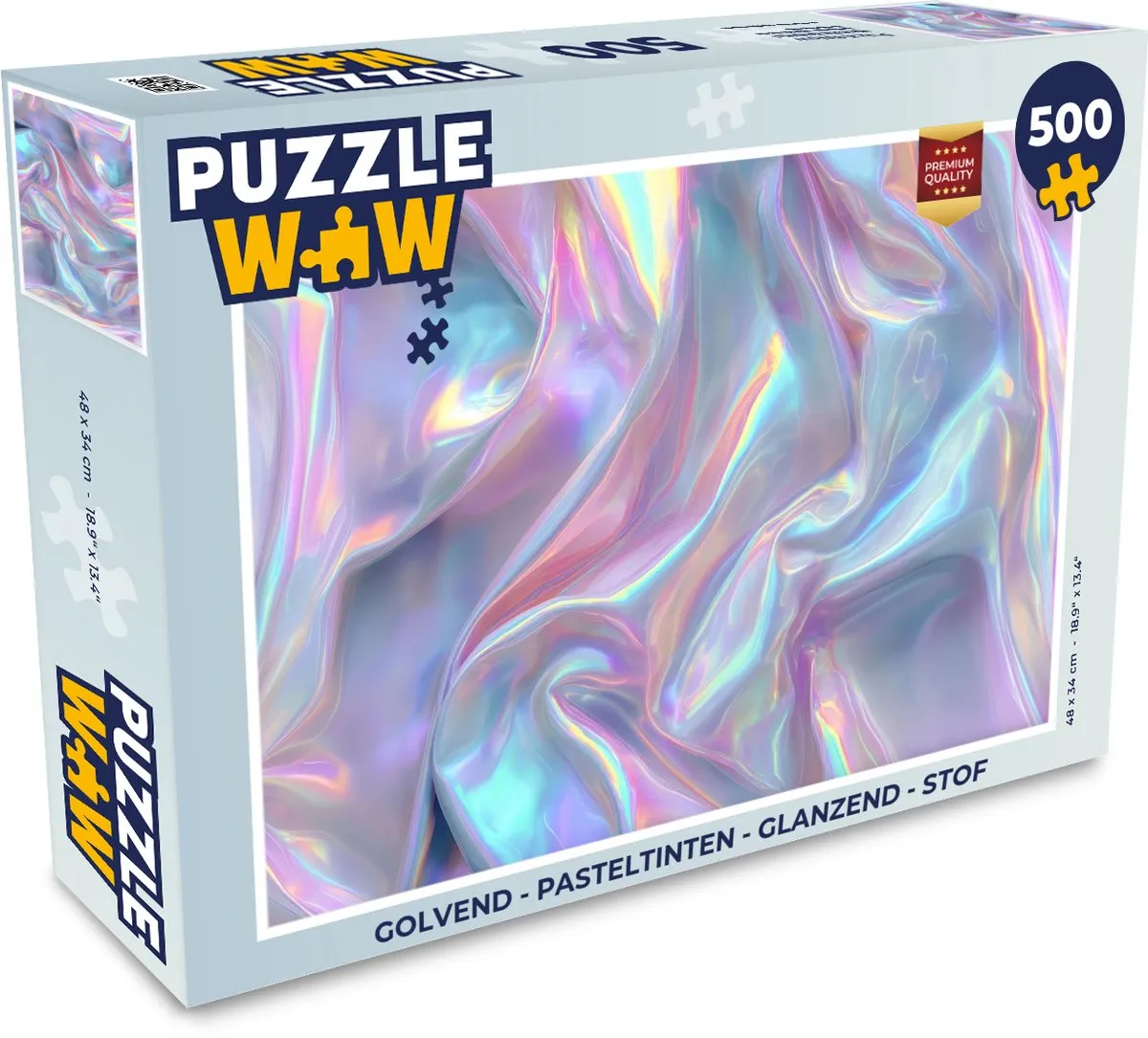 PuzzleWow Golvend Pasteltinten Legpuzzel 500 Stuks
