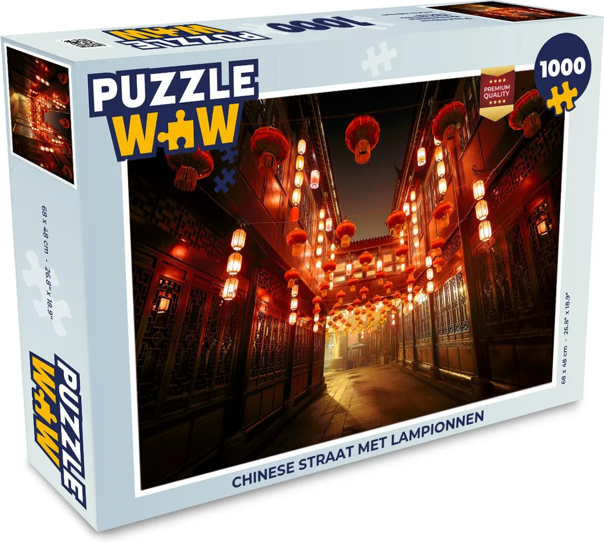PuzzleWow Chinese Legpuzzel 1000 Stuks