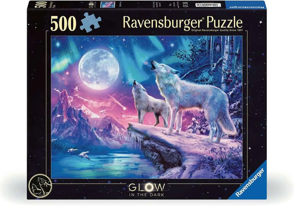 Ravensburger Star Line Wolf im Nordlicht Puzzel 500 Stuks