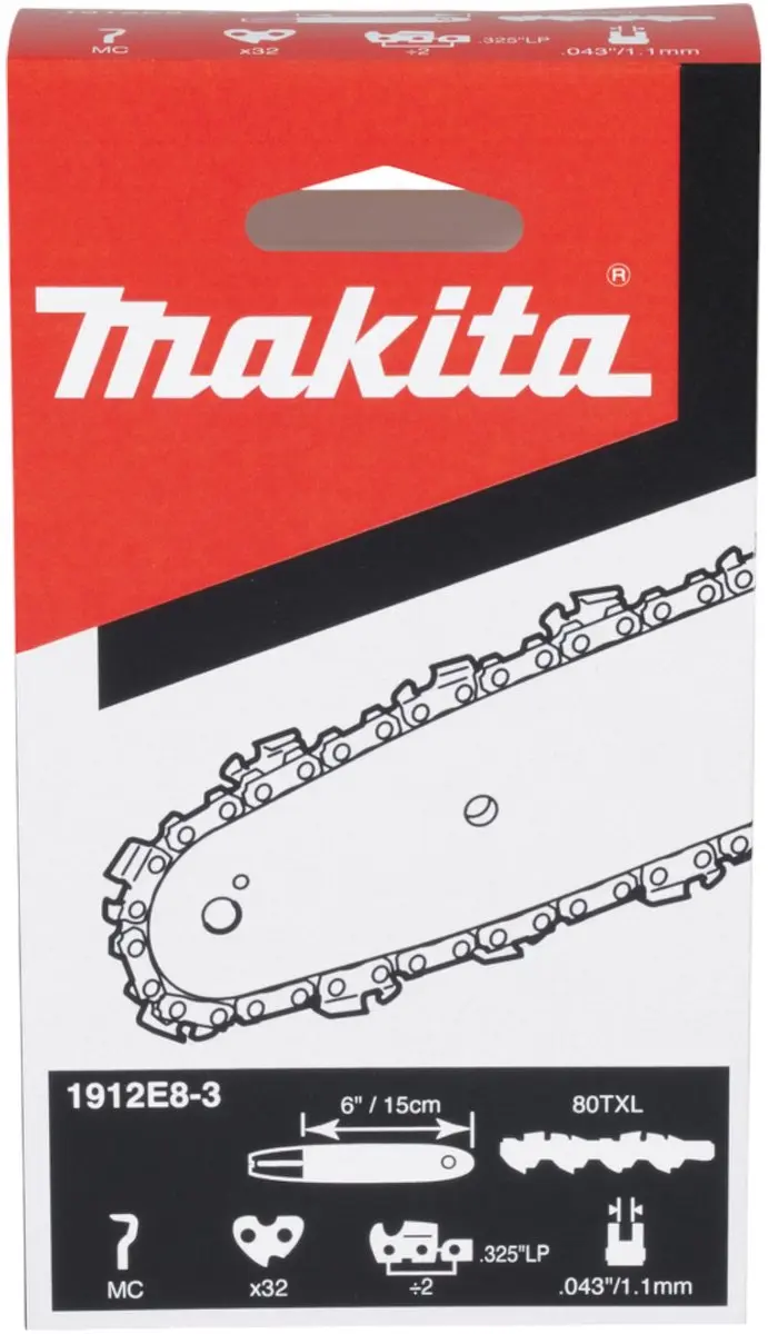 Makita 80TXL Zaagketting 15cm 0,325" - Snelspanner - afbeelding 2 van 4