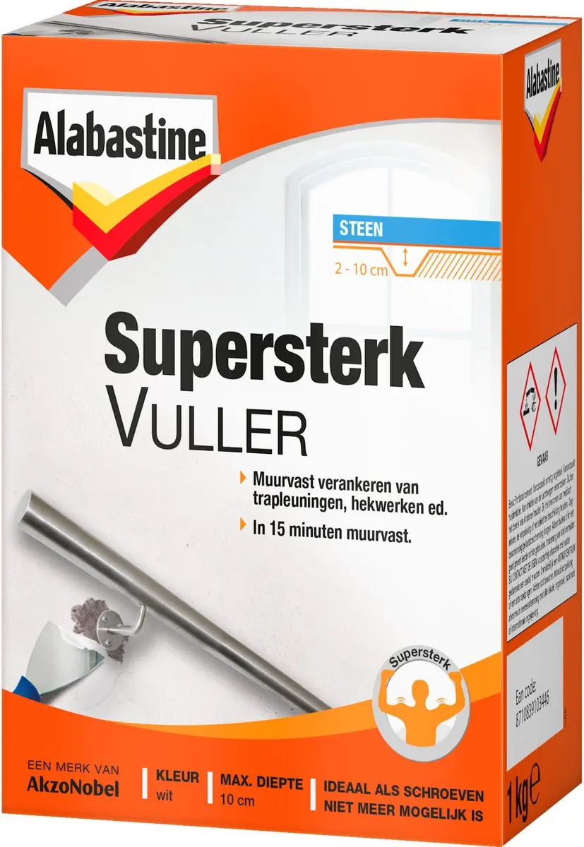 Alabastine supersterkvuller steen