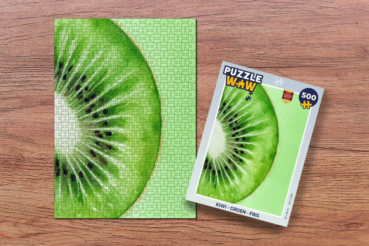 PuzzleWow Kiwi Legpuzzel 500 Stuks - Multicolor