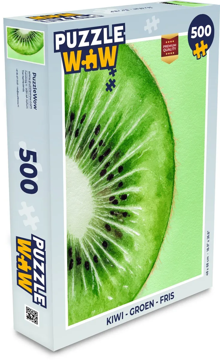 PuzzleWow Kiwi Legpuzzel 500 Stuks