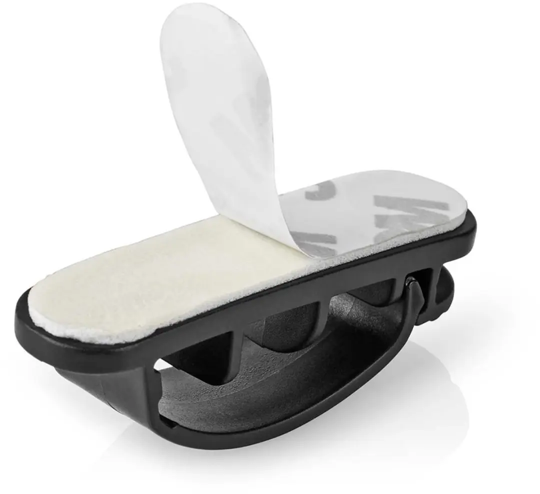 Nedis Kabelclip Vergrendeld 3 Stuks - 3 Sleuven - 7.5mm - Zwart - afbeelding 2 van 6