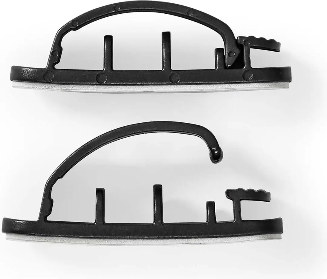 Nedis Kabelclip Vergrendeld 3 Stuks - 3 Sleuven - 7.5mm - Zwart - afbeelding 5 van 6