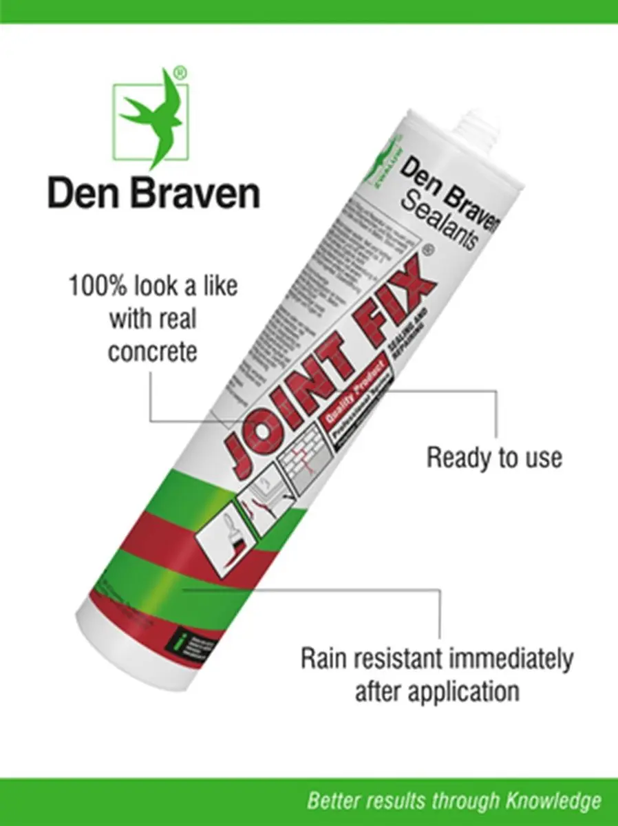 Den Braven Zwaluw Joint Fix Reparatiepasta 310ml - Cementgrijs