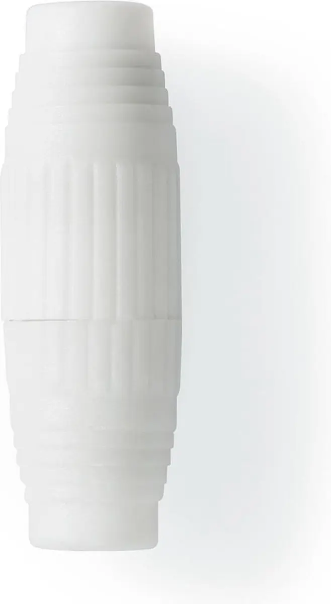 Nedis IEC Coax Adapter 75 Ohm - Recht - Wit - afbeelding 2 van 3