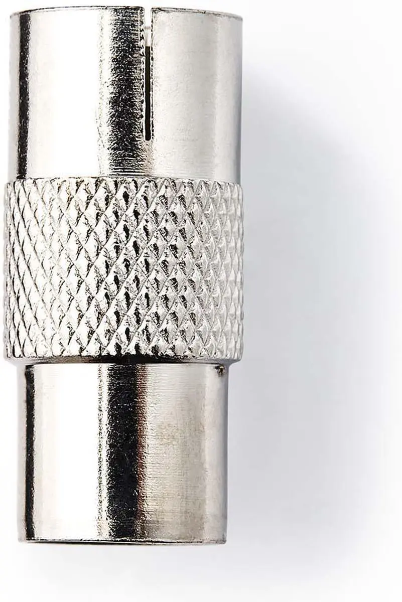 Nedis IEC Coax Adapter 75 Ohm - Zilver - afbeelding 4 van 6