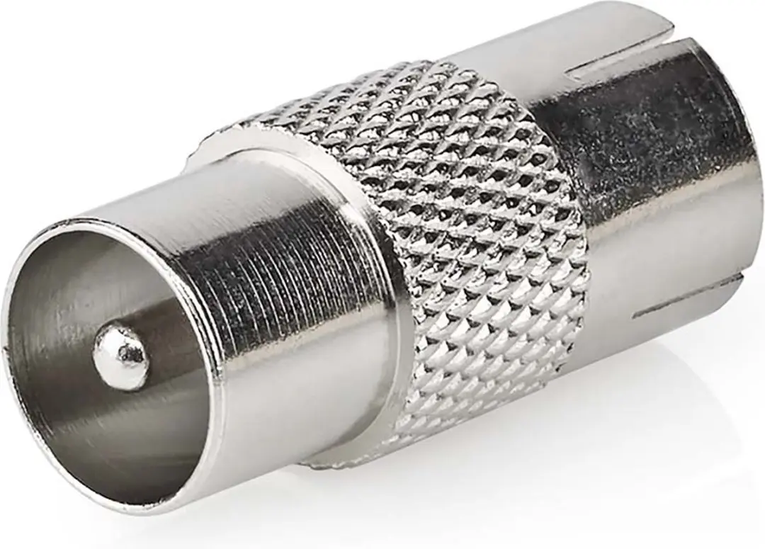 Nedis IEC Coax Adapter 75 Ohm - Zilver - afbeelding 2 van 6