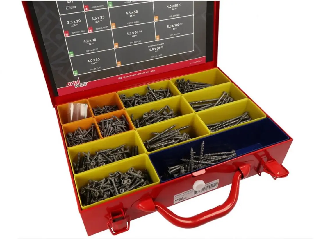 Dynaplus Assortimentskoffer TORX Schroeven 1.393-delig - Grijs - afbeelding 6 van 6