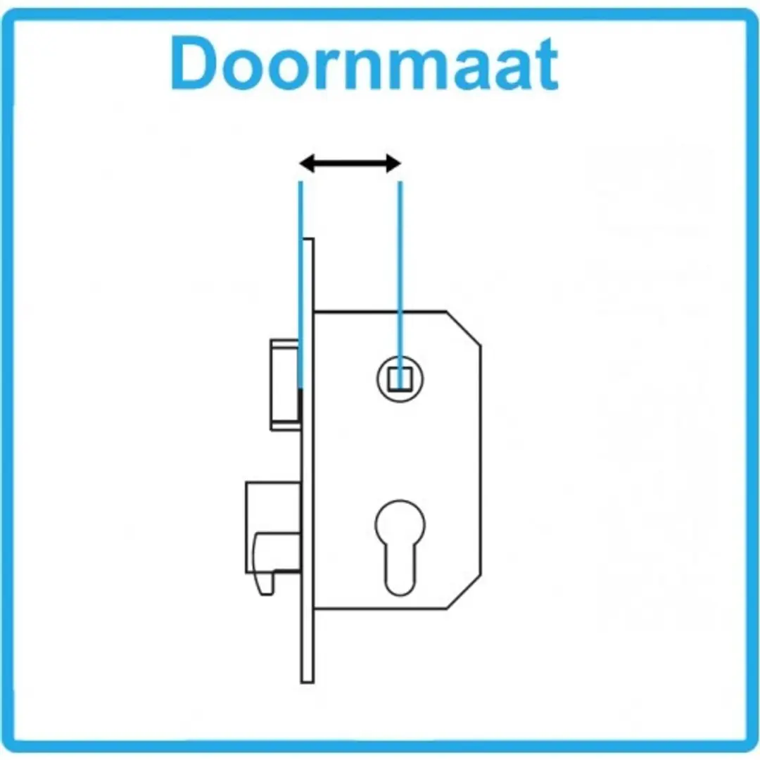 Nemef 4109/27U Dag- en Nachtslot Haakschoot - DM 50 - PC 55 - afbeelding 3 van 6