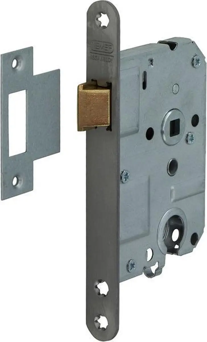 Nemef Centraal Insteek Deurslot 50mm - Wit