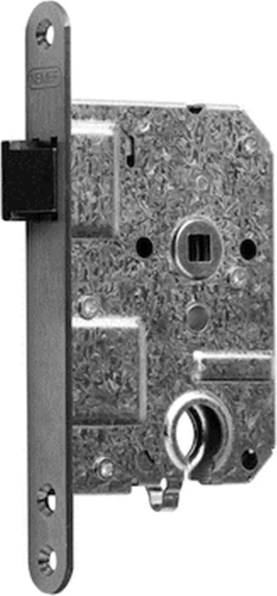 Nemef Centraal Insteek Deurslot 50mm - Wit