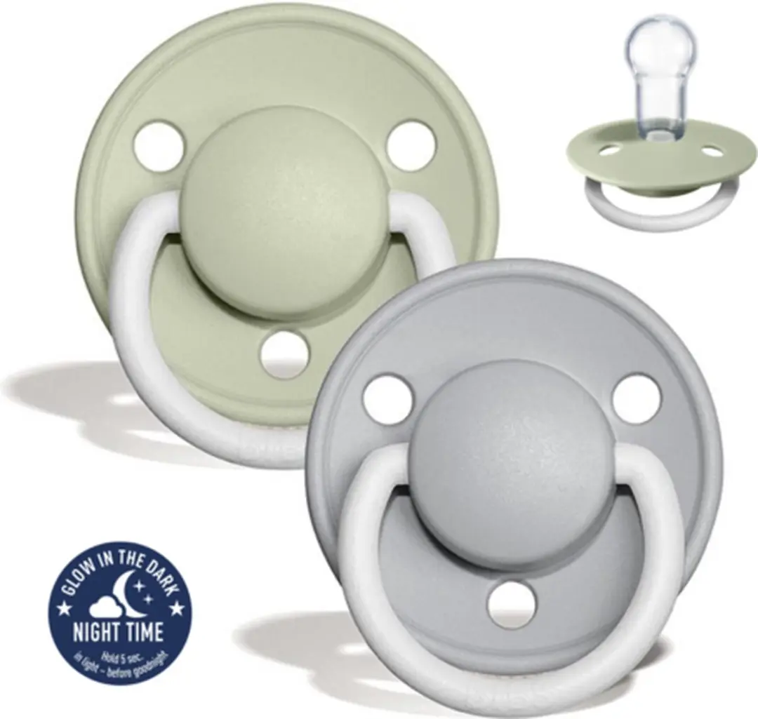 BIBS De Lux Pacifier Glow in the Dark