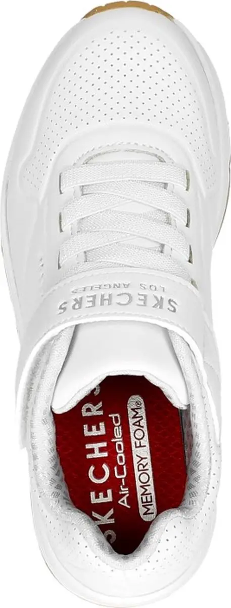 Skechers Uno-Air Blitz Jongens Sneakers - Wit - afbeelding 6 van 6