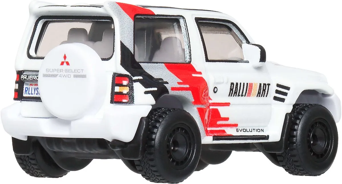 Hot Wheels 1/64 Boulevard JBL26 Mitsubishi Pajero - Wit - afbeelding 6 van 6