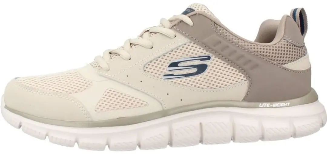 Skechers Track Syntac Heren Sportschoenen - Beige - afbeelding 2 van 6