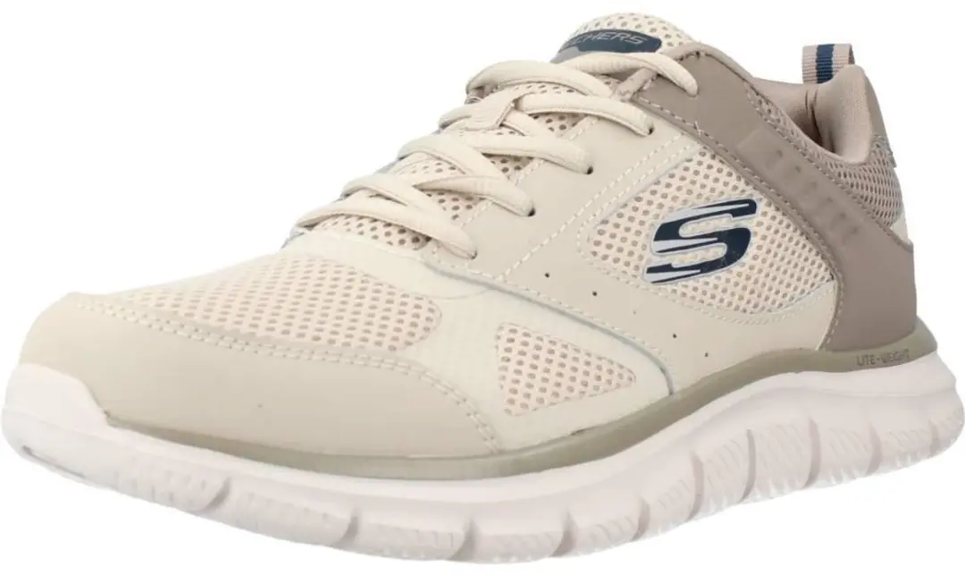 Skechers Track Syntac Heren Sportschoenen - Beige - afbeelding 3 van 6