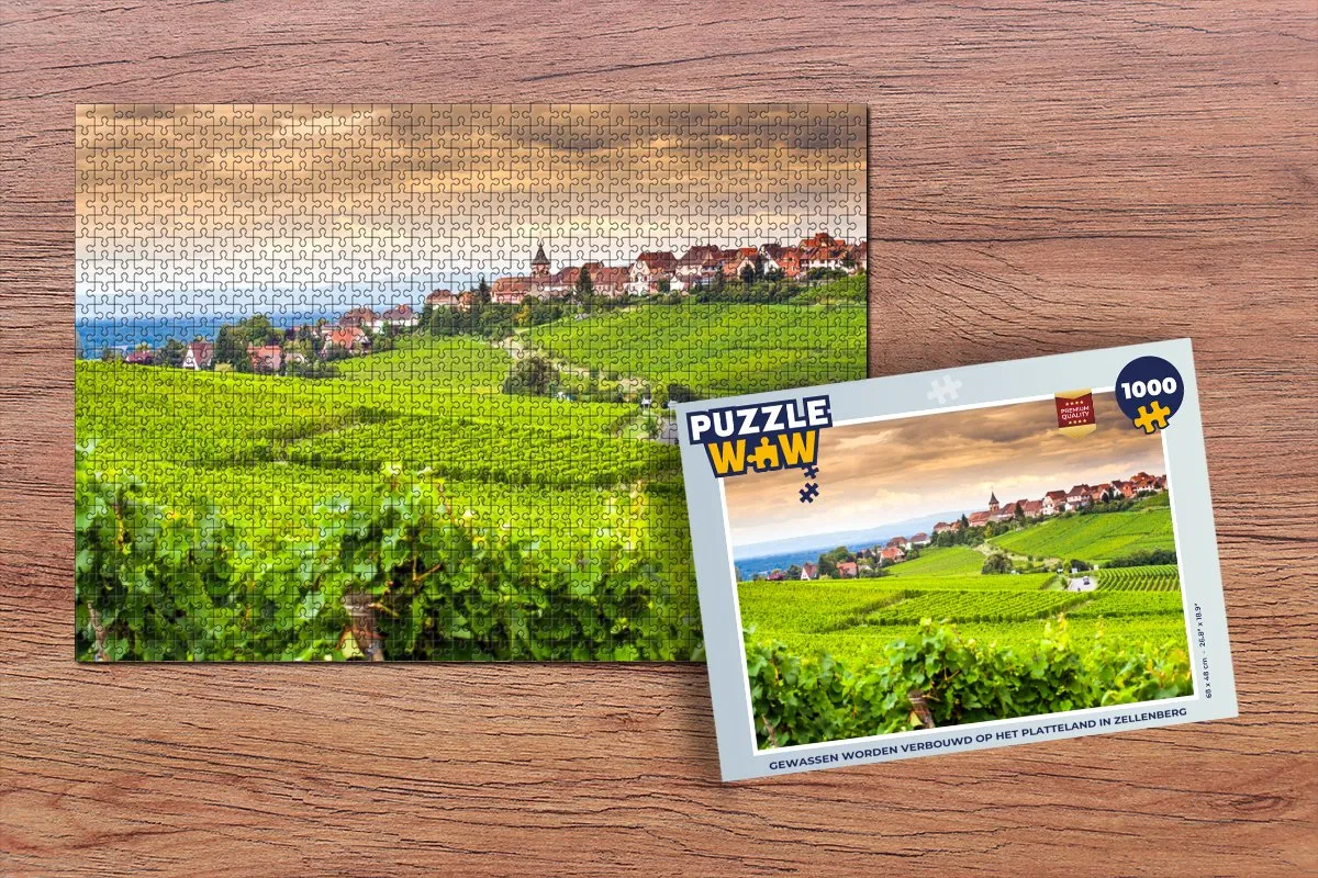PuzzleWow Legpuzzel 1000 Stuks - Multicolor