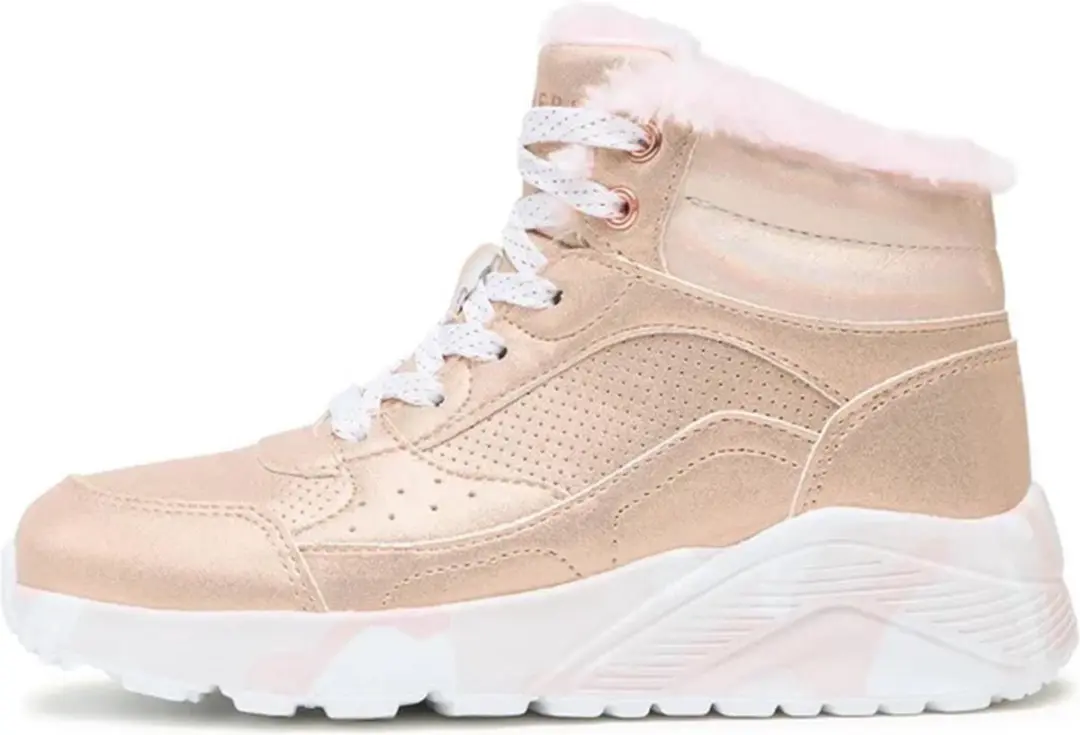 Skechers Kids UNO LITE CAMO DAZZLE Sneaker - Maat 35 - Roze/Goud - afbeelding 5 van 6