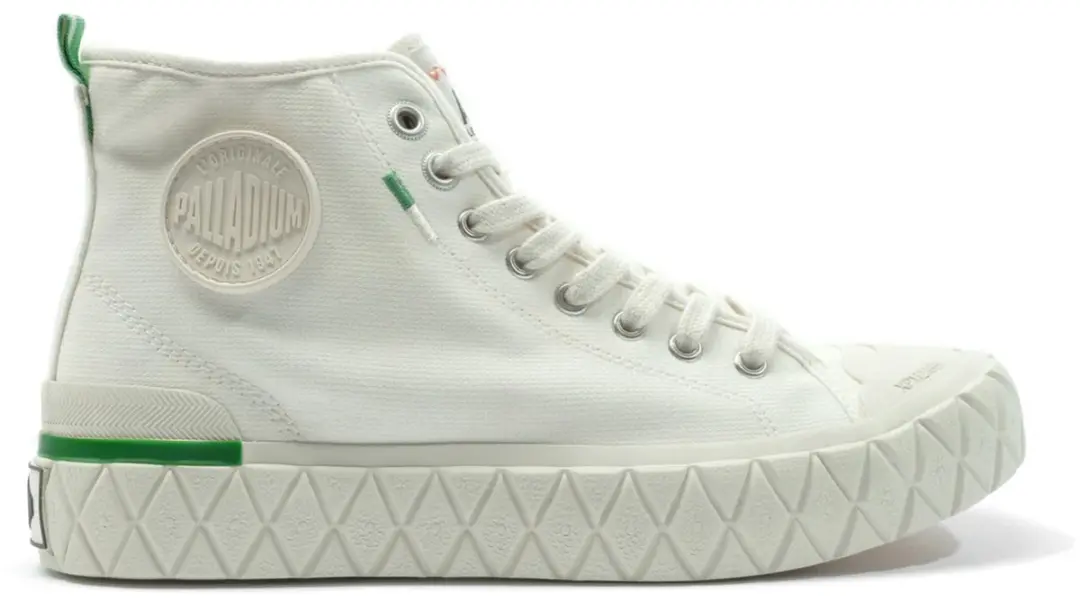 Palladium PALLA ACE CHUKKA ORGANIC Laarzen 79142-180-M - 44 - Cream White - afbeelding 3 van 6