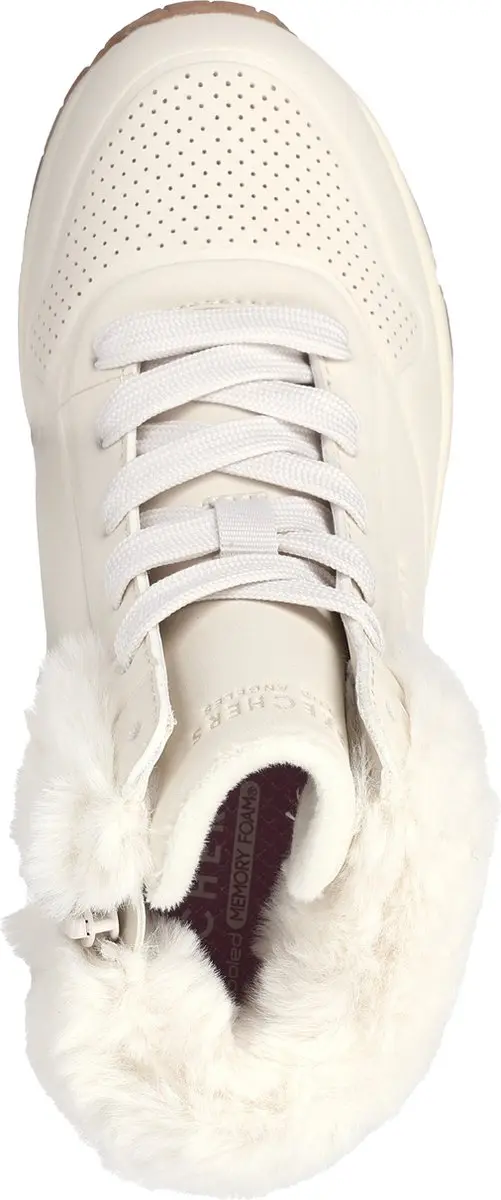 Skechers Uno-Fall Air Meisjes Sneakers 35 - Creme - afbeelding 6 van 6