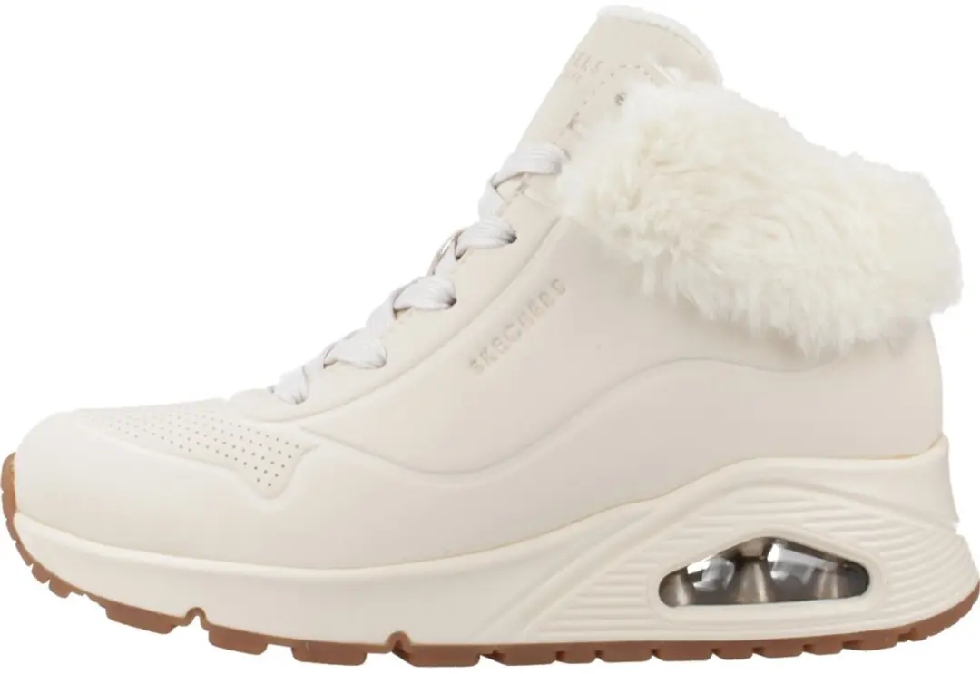 Skechers Uno-Fall Air Meisjes Sneakers 35 - Creme