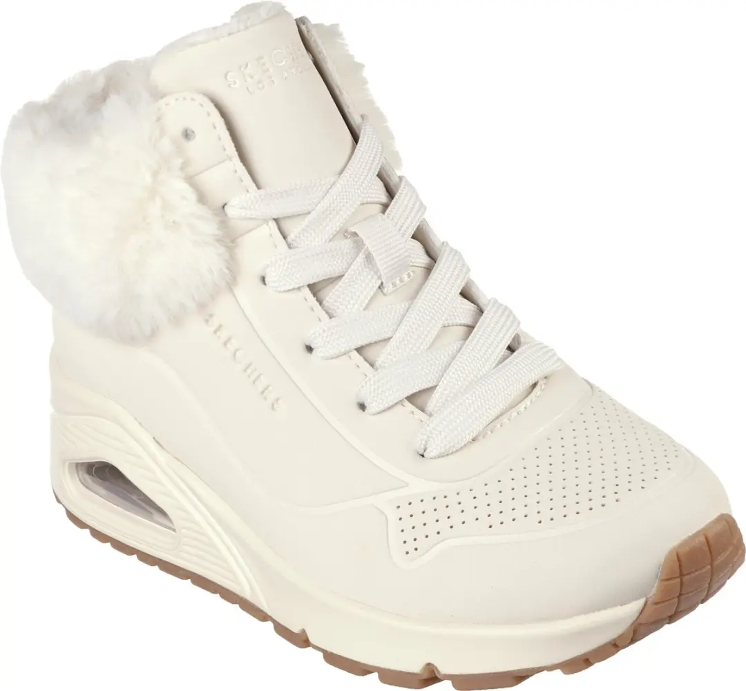 Skechers Uno-Fall Air Meisjes Sneakers 35 - Creme