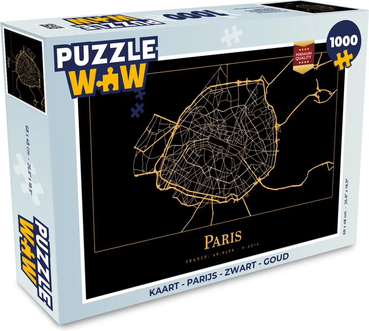 PuzzleWow Parijs Legpuzzel 1000 Stuks