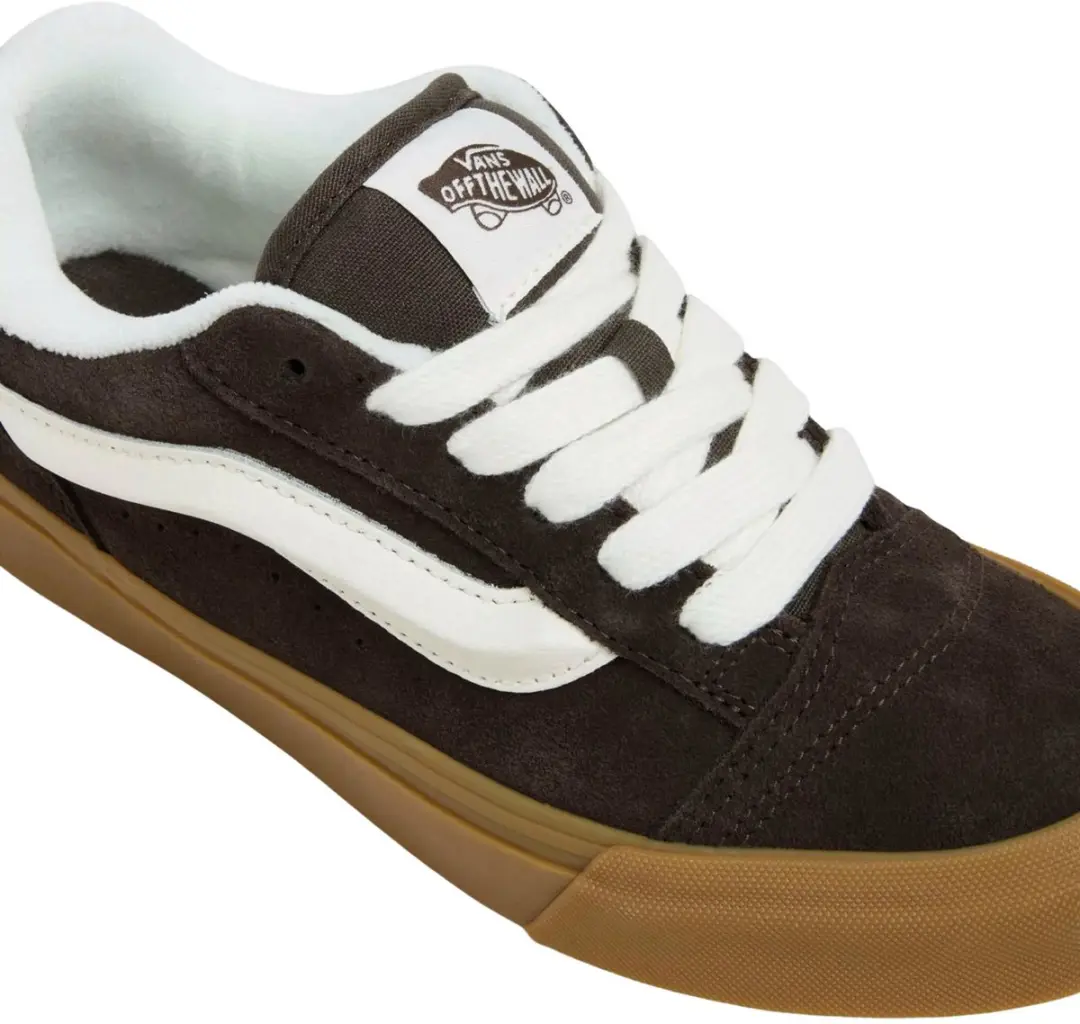 Vans Knu Skool Sneakers 39 - Donkerbruin/Wit - afbeelding 5 van 6