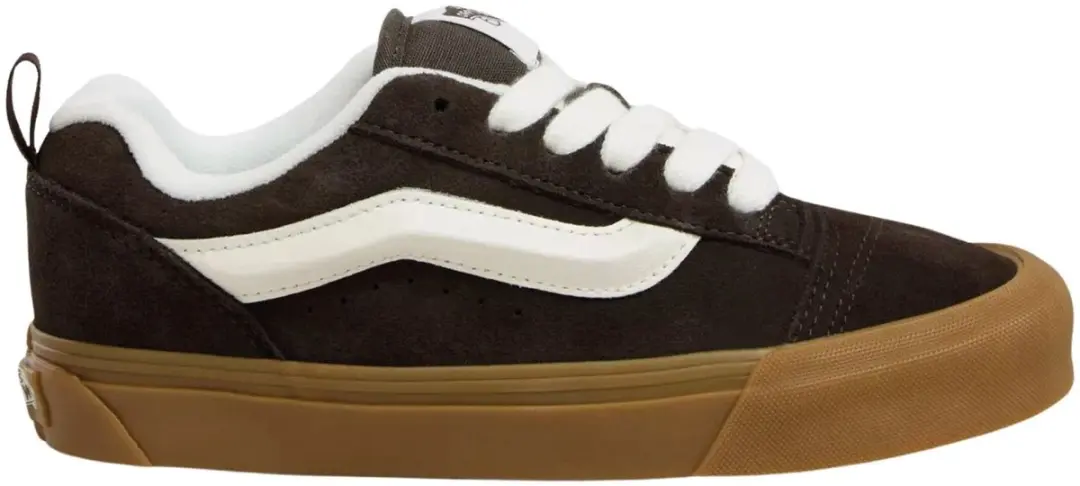 Vans Knu Skool Sneakers 39 - Donkerbruin/Wit - afbeelding 3 van 6