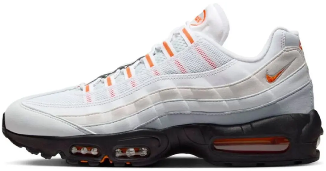 Nike Air Max 95 Wolf Grey Safety Orange Pure Platinum