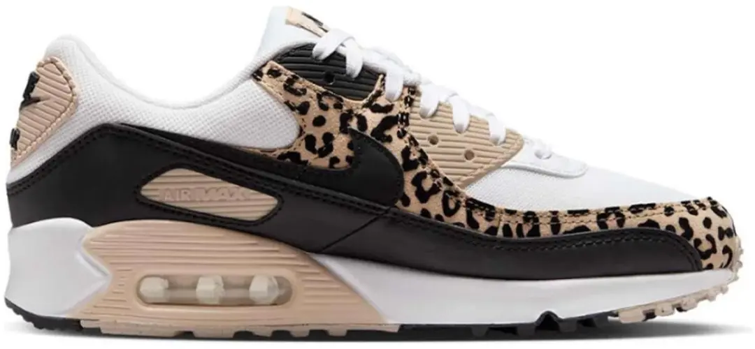 Nike Air Max 90 Leopard Sanddrift Black - Maat 36