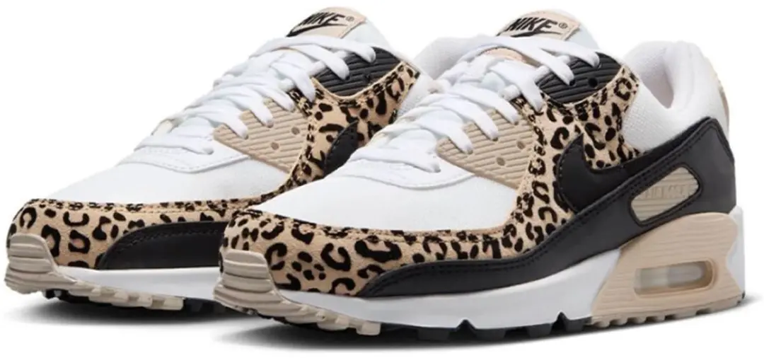 Nike Air Max 90 Leopard Sanddrift Black - Maat 36