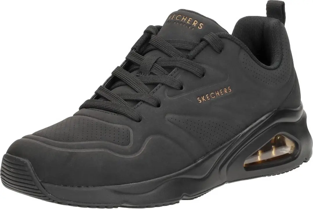 Skechers Tres-Air Uno Dames Sneakers 177390-BBK - Zwart