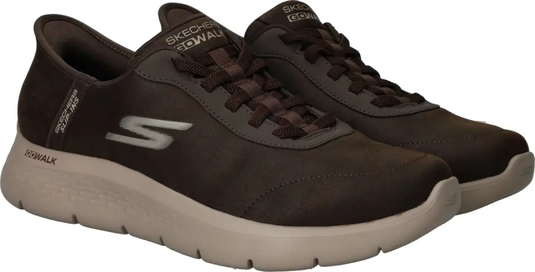 Skechers Go Walk Flex 328221 Heren Instappers - Bruin