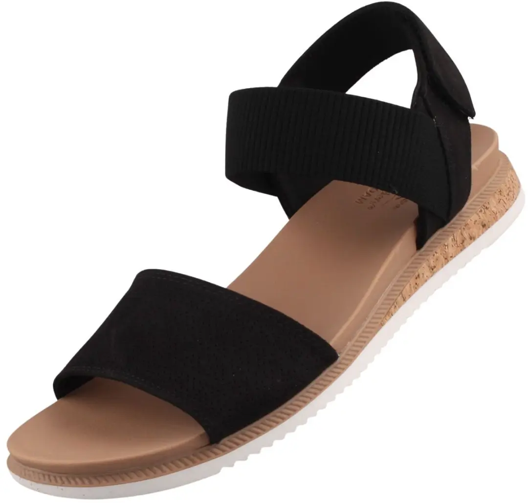 Skechers BOBS Desert Kiss Low Dames Sandalen - Zwart - afbeelding 6 van 6