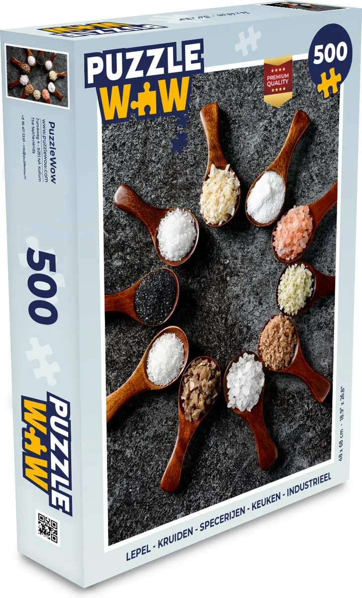 PuzzleWow Kruiden & Specerijen Puzzel 500 Stuks