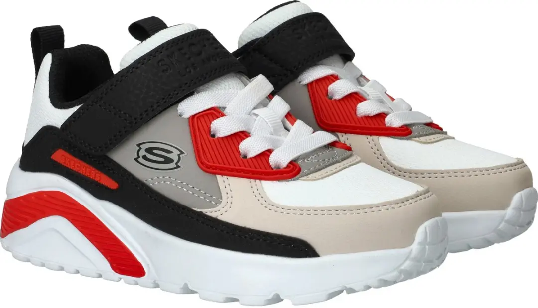 Skechers UNO LITE Revival-Edge Jongens Sneakers 081220 - Wit - afbeelding 5 van 6