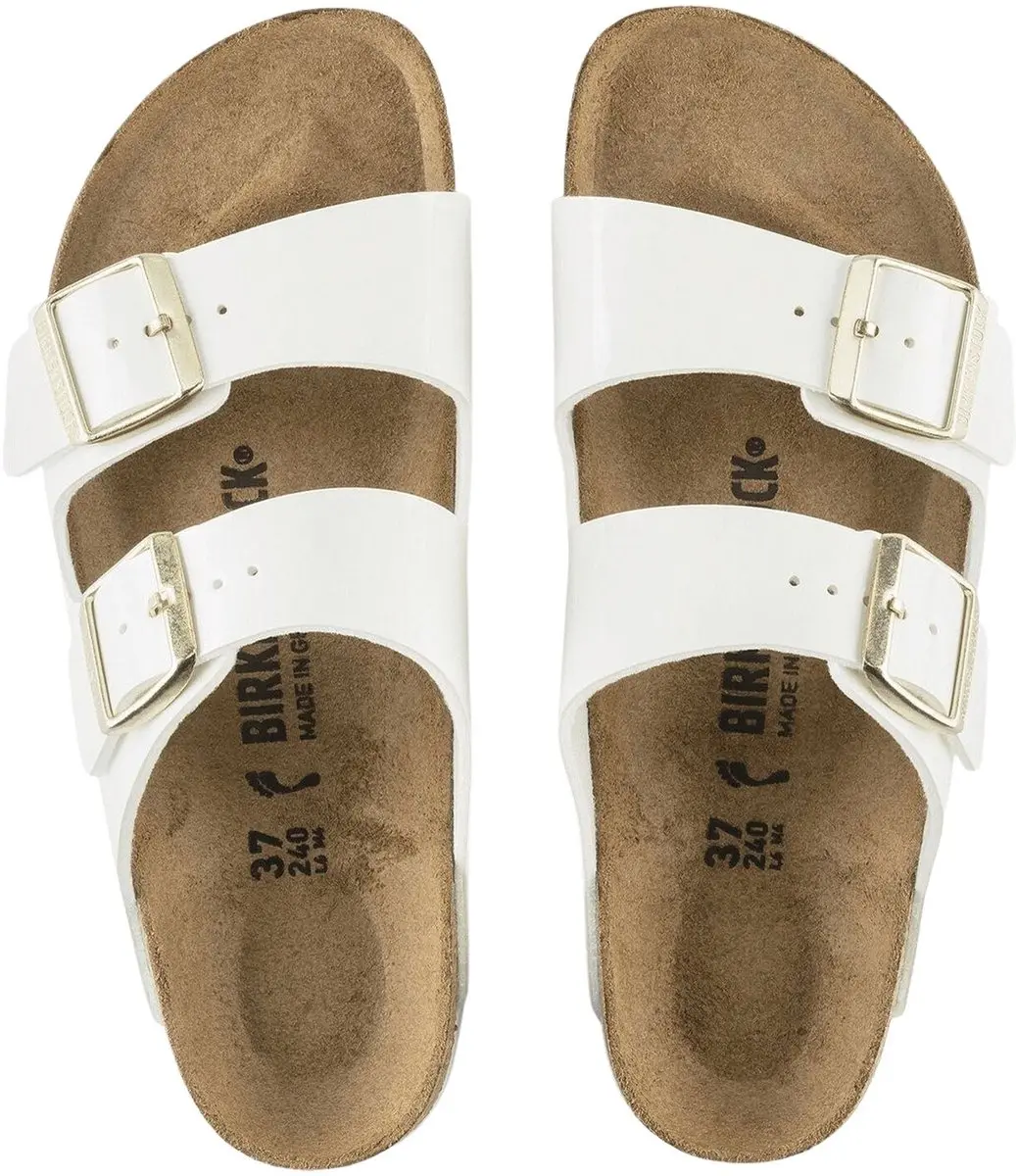 Birkenstock Arizona Slides Dames - Wit - Maat 36 - afbeelding 3 van 6