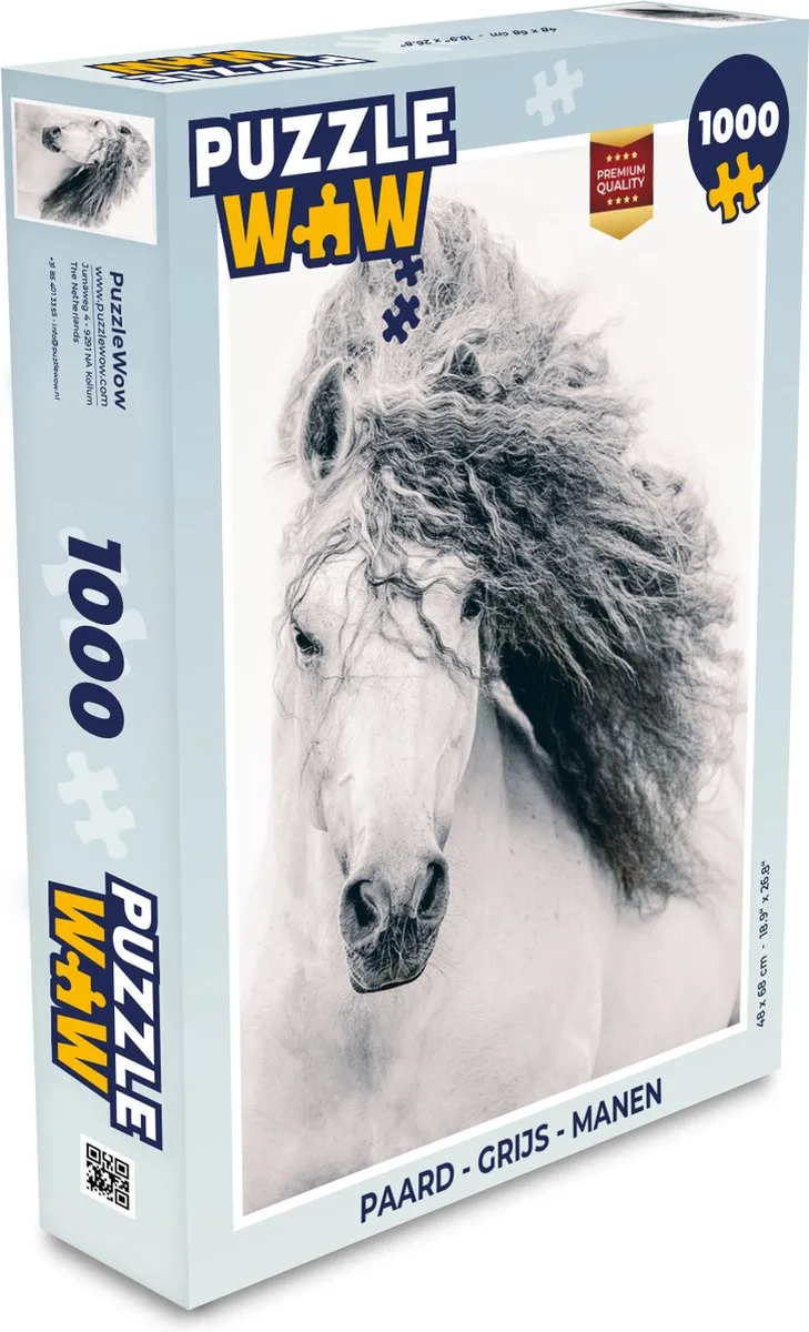 PuzzleWow Paard Legpuzzel 1000 Stuks