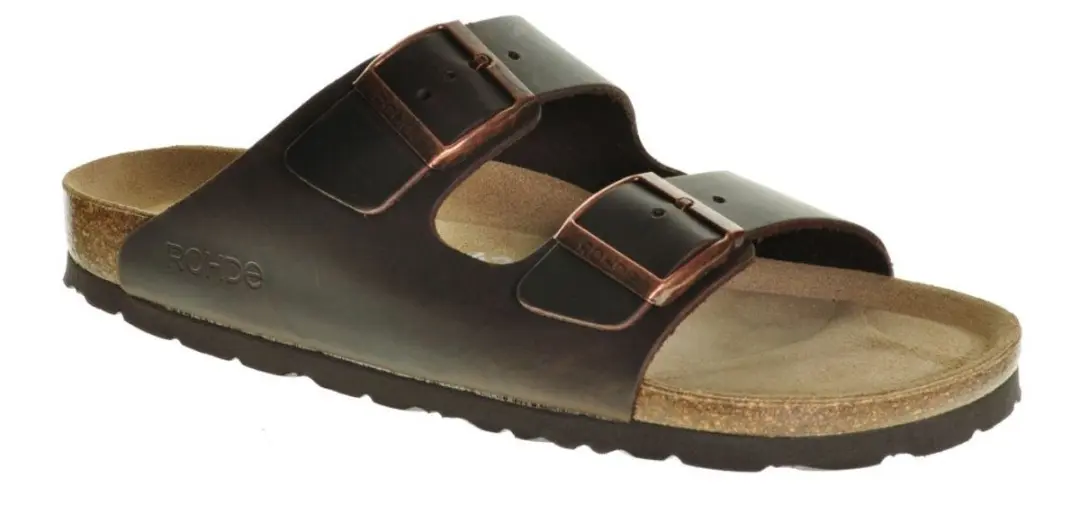 Rohde Slipper Heren 5925 - 2 Gespen - Bruin