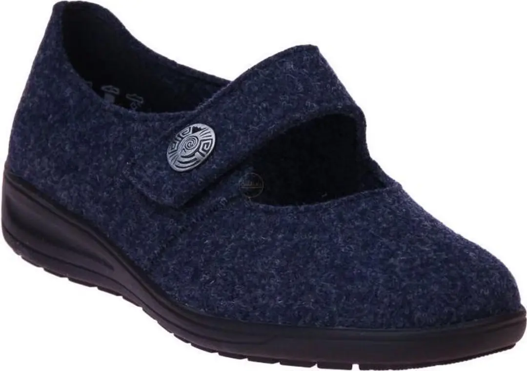 Solidus Dames Pantoffels Blauw - Maat 41.5