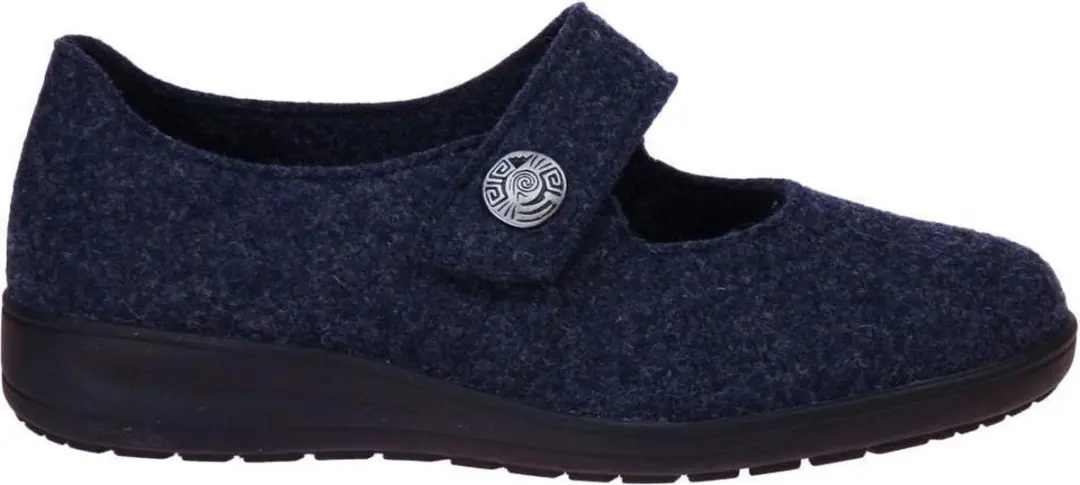 Solidus Dames Pantoffels Blauw - Maat 41.5