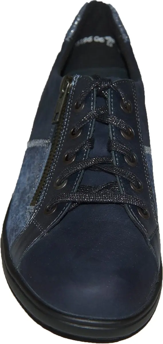 Solidus 27001 Wijdte H Schoen - Blauw - Maat 42.5