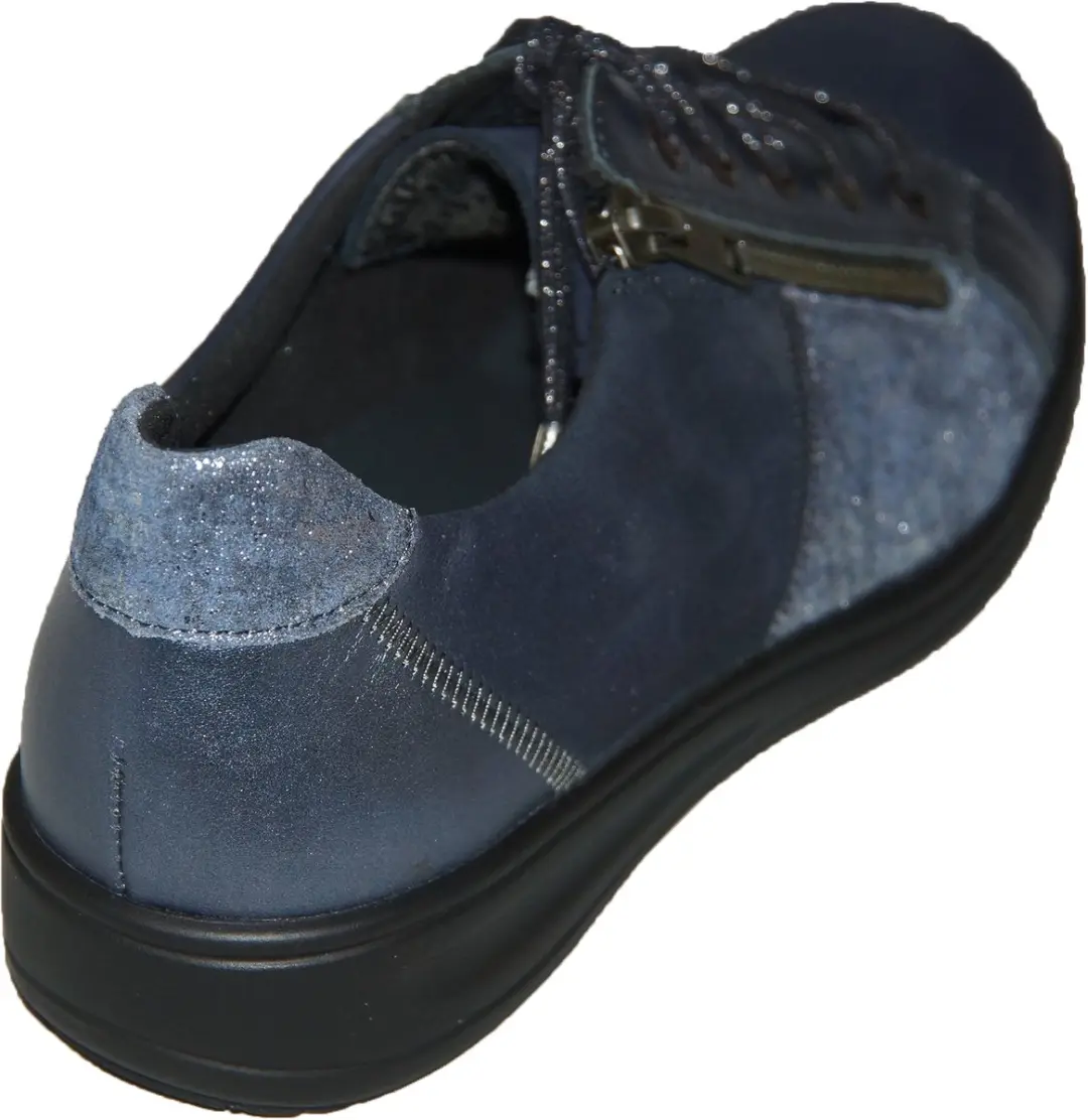 Solidus 27001 Wijdte H Schoen - Blauw - Maat 42.5