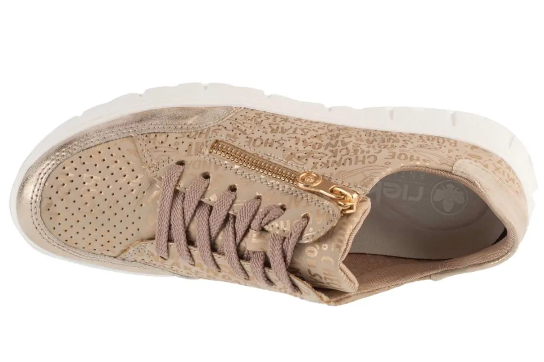 Rieker N1316-90 Sneakers - Vrouwen 39 - Beige - afbeelding 3 van 5