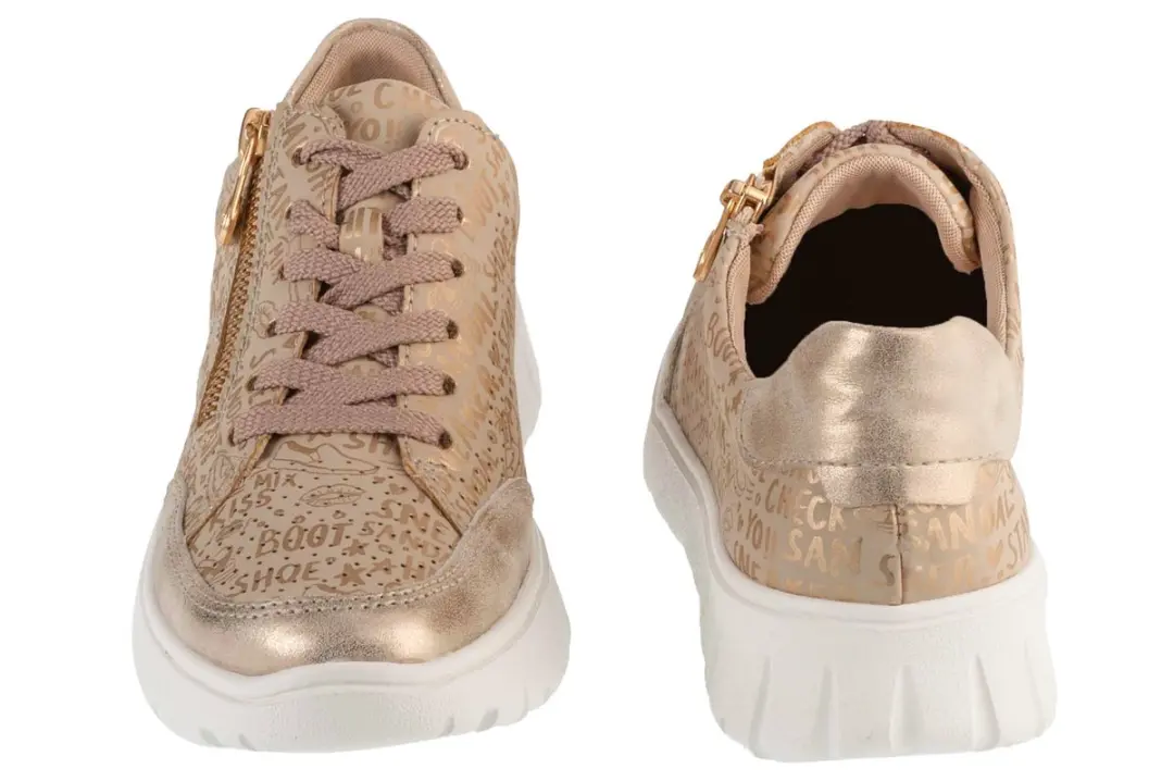 Rieker N1316-90 Sneakers - Vrouwen 39 - Beige - afbeelding 5 van 5