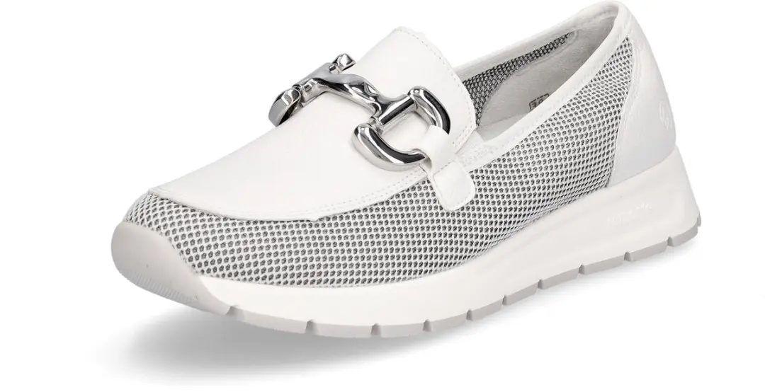 Remonte dames veterschoenen wit